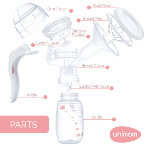 Unimom Mezzo Manual Breast Pump, 24 mm