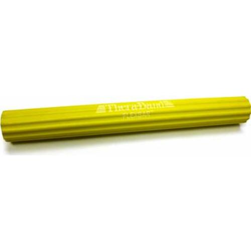 TheraBand FlexBar Resistance Bar, Yellow, 12-inch long for Grip Strength and Tennis Elbow Therapy Tool, Lightweight and Durable. Moovkart