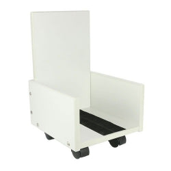 Sturdy wood mobile base with secure casters for 2-piece Floor Sitter Medium