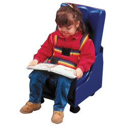 Skillbuilders Mobile Floor Seat With Wood Base is Therapeutic, contoured, and stable seating solution, Moovkart.

