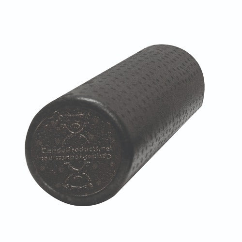 CanDo Black Composite High-Density Extra Firm Foam Roller, Round