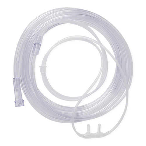 Generic Adult Nasal Soft-Tip Cannula with 25 Feet Crush-Resistant Tubing and Over-the-Ear Bolo Style Design. Moovkart