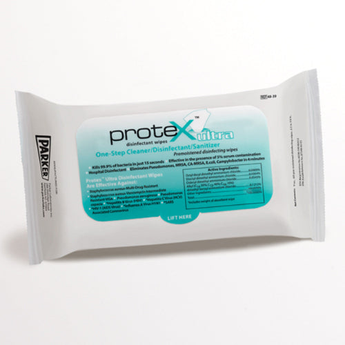 Protex Ultra Disinfectant Wipe, 60 ct Softpack, 6.5 x 6 Inches, NonAbrasive