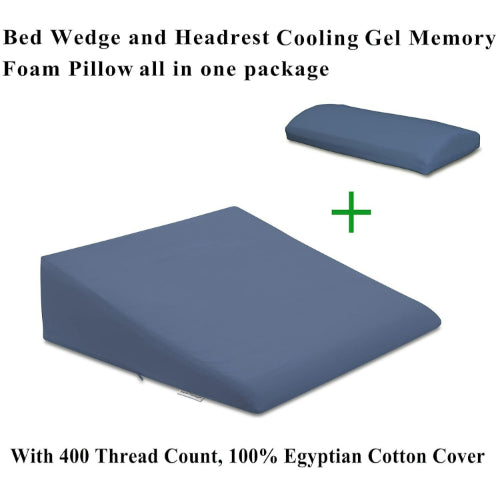 Alex Orthopedic Bed Wedge Blue, 24 x 24 x 7 Inches