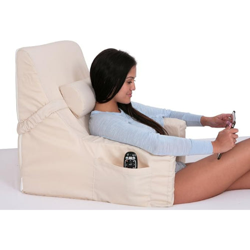 Hermell Bed Lounger With Cervical Roll, 24 X 24 X 15.5 Inches Polyfoam, Case of 2