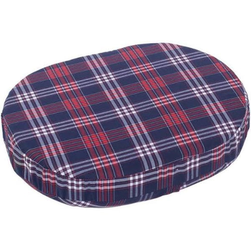 Alex Orthopedic Convoluted Donut Cushion, Red Plaid, 16 Inches