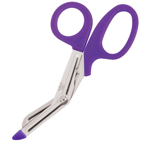 Prestige Medical EMT and Utility Scissors, Purple, 7.5 Inches – Durable serrated stainless steel blades with ergonomic handles, ideal for medical and emergency use, Moovkart