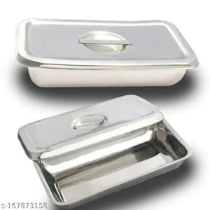 Generic Instrument Tray with Lid, 8.5 x 4.5 x 1.5 Inches