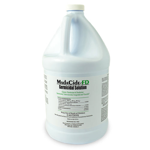 MadaCide FD 128oz Gallon Alcohol-Based Disinfectant for Infection Control – Broad Spectrum, EPA Registered, Moovkart
