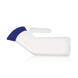 Medline Male Urinal, Translucent, Reusable and Autoclavable with Blue Cap Hover