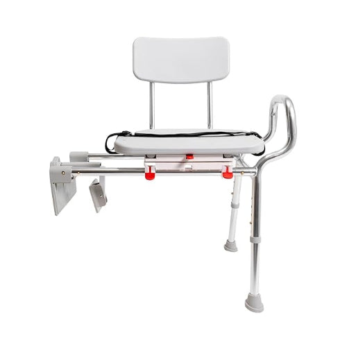 Eagle Health Supplies Snap-N-Save Sliding Tub-Mount Transfer Bench With Swivel Seat