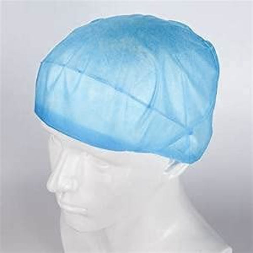 Mediblue Surgical Caps Blue, 24 Inches, Box of 100