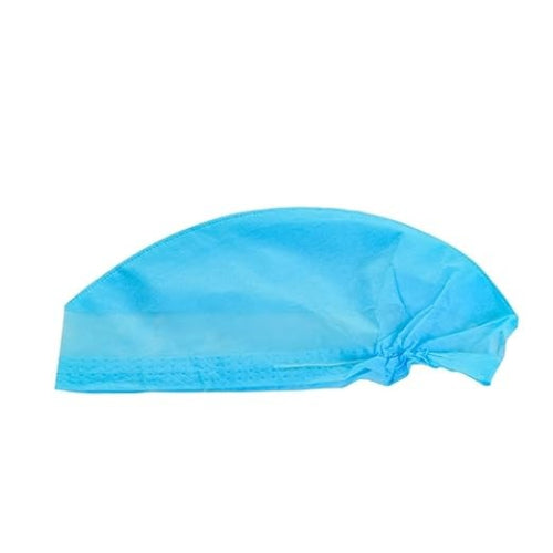 Mediblue Surgical Caps Blue, 24 Inches, Box of 100