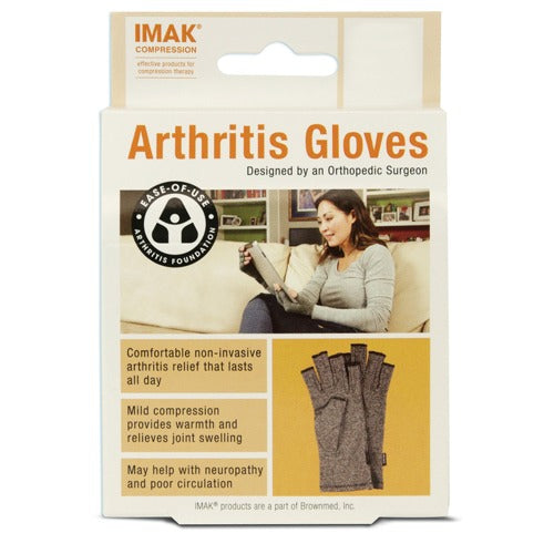 IMAK Arthritis Gloves, Large, Pair