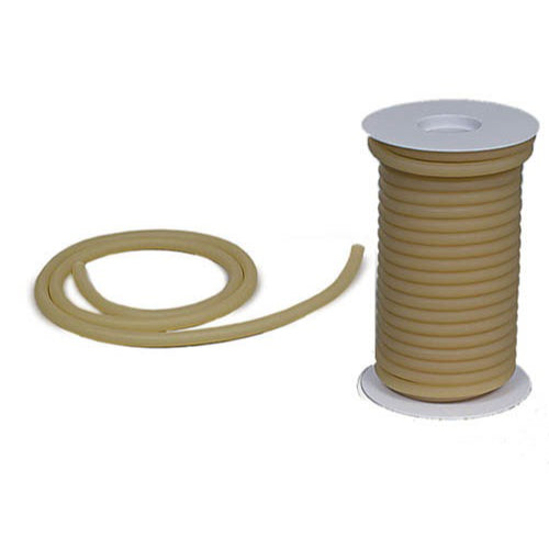 Amber Latex Tubing, 50 Feet, flexible rubber tubing, seamless construction, medical, industrial, laboratory use, Moovkart