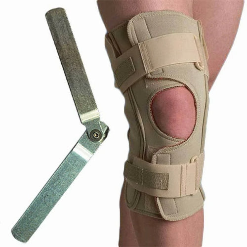 Thermoskin Hinged Knee Wrap Dual Pivot Beige, XXX-Large