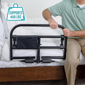 Stander Prime Safety Bed Rail with Organizer Pouch Hover