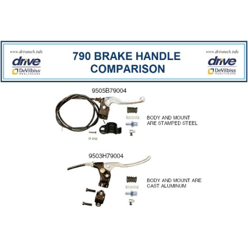 Drive Medical Complete Left Hand Brake for 790 Knee Walker
