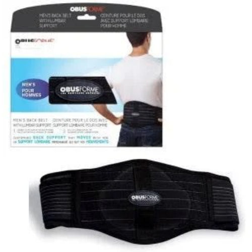 ObusForme Back Belt-Male, Black