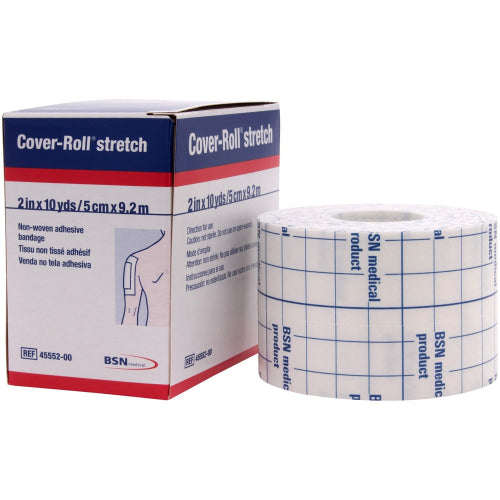 Jobst Leukotape Cover-Roll Stretch, 2 Inches x 10 yards, High-performance strapping tape for injuries. Moovkart