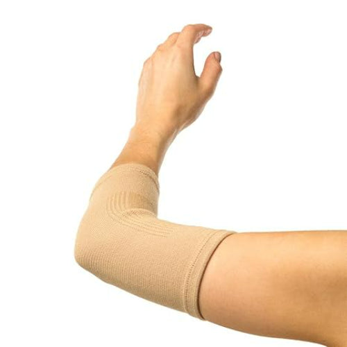 Bell-Horn Elastic Elbow Support, X-Large, Beige