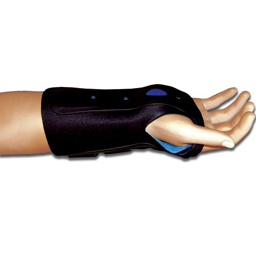 Right Wrist Immobilizer with adjustable aluminum palmar stay and ergonomic padding, Moovkart