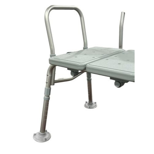 Blue Jay Bathroom Transfer Bench with Backrest, Adjustable Seat Height