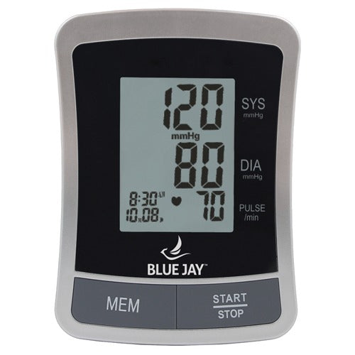 Blue Jay Full Automatic Blood Pressure with 4 AAA Batteries