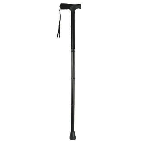 Blue Jay Folding Cane With Pistol Grip, Black