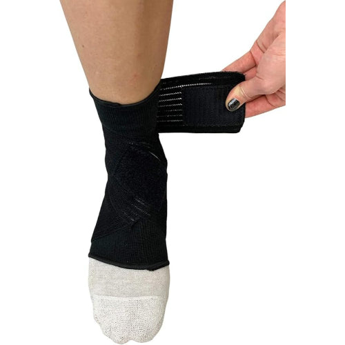 Blue Jay Adjustable Ankle Wrap Black, Medium, 8 - 9 Inches