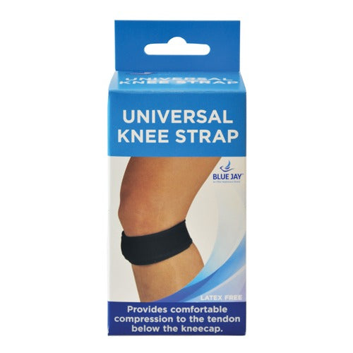 Blue Jay Universal Knee Strap Black, 2 Each