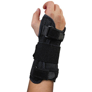 Blue Jay Deluxe Wrist Brace Black for Carpal Tunnel Right, Small/Medium