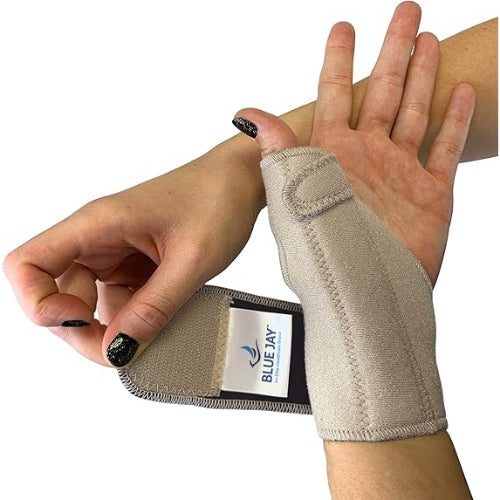 Blue Jay Adjustable Thumb Support W-Stabilizing Stay, Beige, Large/Extra large