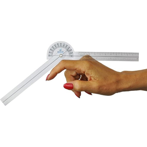 Blue Jay Range Check Plastic 6-3/4 Inches, Goniometer 180 Degrees