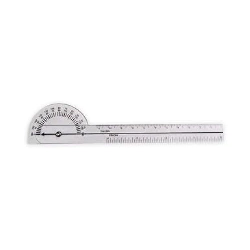 Blue Jay Range Check Plastic 6-3/4 Inches, Goniometer 180 Degrees