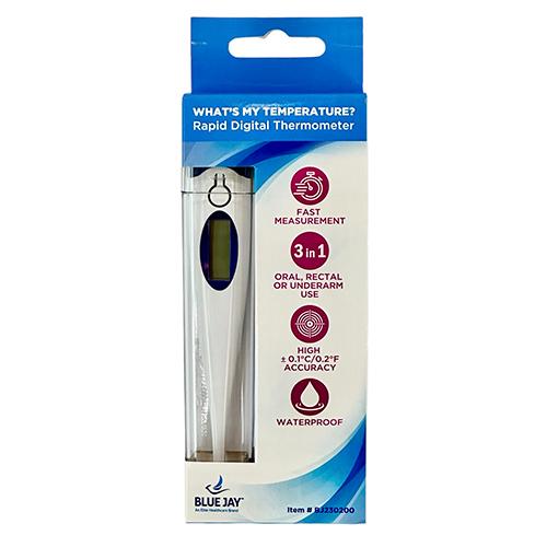 Blue Jay Rapid Digital Electronic Thermometer