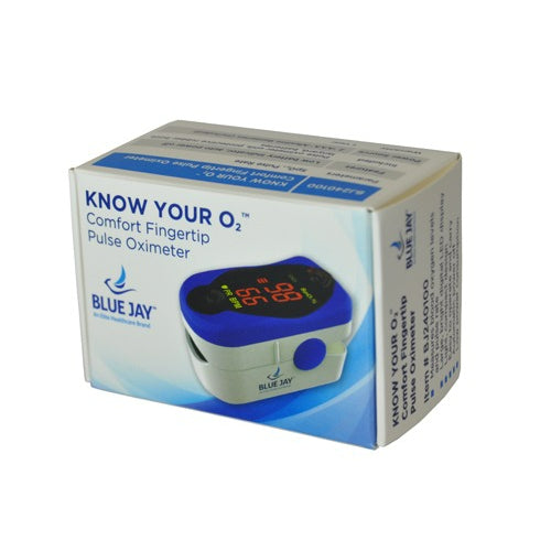 Blue Jay Comfort Finger Tip Pulse Oximeter