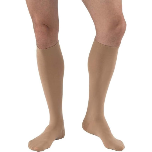 Blue Jay Firm Surgical Weight 20-30mmHg Stockings Below Knee, Closed Toe, 2X-Large