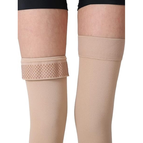 Blue Jay Ladies Firm Surgical Weight Stockings 20-30mmHg Thigh Stay Up Top Closed Toe, Medium