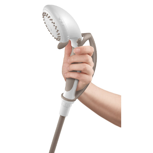 Moen Shower Head and Hand Held with Pause Control, White