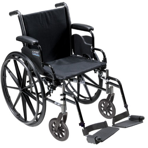 Drive Medical K3 Lightweight Wheelchair with detachable desk arms and elevating leg rests, Enjoy a lightweight, customizable, and versatile mobility, Moovkart.