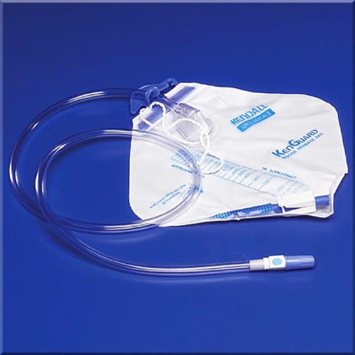 Kendall Anti-Reflux Economy Drain Bag 2000 ML for efficient, hygienic drainage solutions in healthcare and home care settings, Moovkart.