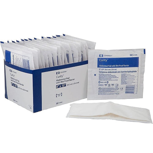 Tendersorb Abdominal Gauze Pads 8 x 10 (18 per Tray) Sterile