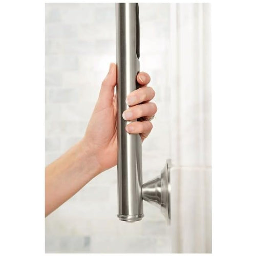 Moen Elegance Grab Bar with Grip Pads, 16 Inches Length, Chrome