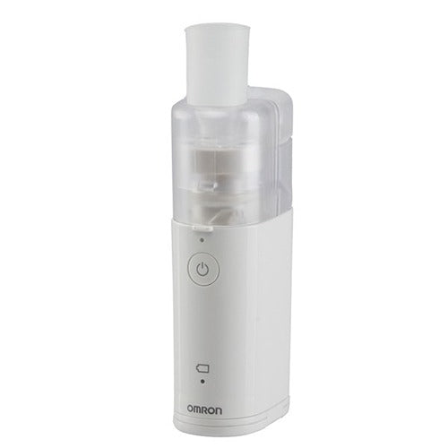 Omron Portable MicroAir Nebulizer with Vibrating Mesh Technology, lightweight and tubeless for asthma and COPD treatment, Moovkart