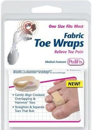 PediFix Comfort Toe Wraps One-Size, Pack of 2