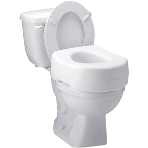 Carex Economy Raised Toilet Seat, White Hover