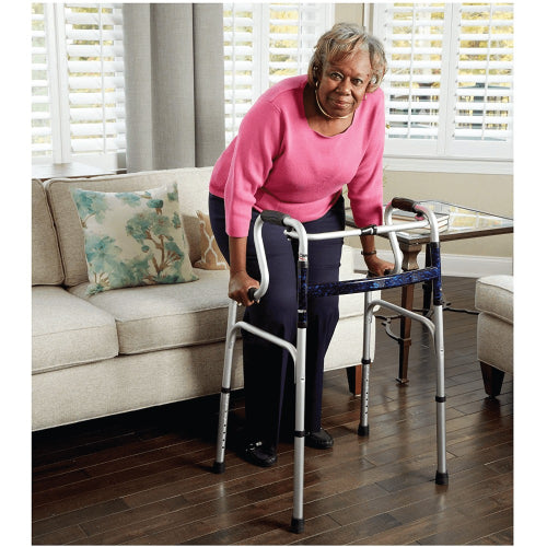 Carex Uplift Adjustable Height Folding Walker