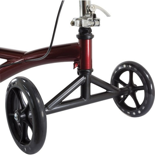 Roscoe Medical Deluxe Knee Scooter, Burgundy