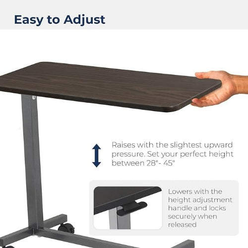 Drive Medical Non-Tilt Overbed Table